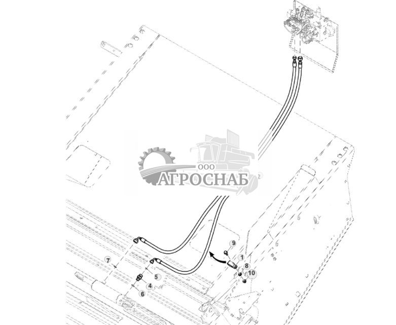 Гидравлические шланги и фитинги наклонной камеры, поперечный наклон - ST832278 648.jpg